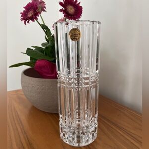 CRISTAL D'ARQUES France Vintage Montparnasse 24% Genuine Lead Crystal 9" Vase